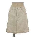 アーペーセー A.P.C. デニム スカート ミニ ホワイト S ■GY12