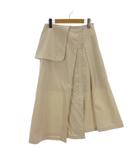 セルフォード CELFORD フレア スカート ロング 38 アイボリー ■GY12
