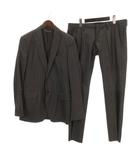 ディー&ジー ドルガバ ドルチェ&ガッバーナ D&G セットアップ スーツ ジャケット パンツ ストライプ 48 グレー 260323E