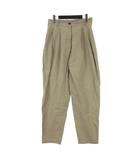 スタジオニコルソン STUDIO NICHOLSON タック パンツ ベージュ 1