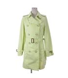 トレンチコート ひざ丈 6 イエロー系 ■TC