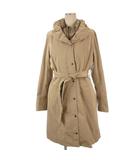 ハナエモリ HANAE MORI PRIMATTIVO コート スプリング インナーダウンベスト付 40 ベージュ 260407E