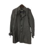 バーバリーブラックレーベル BURBERRY BLACK LABEL トレンチコート ライナー付き ロング 裏地チェック M グレー系 ■GY62