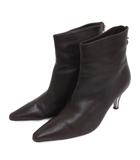 サルヴァトーレフェラガモ Salvatore Ferragamo ブーティ ブーツ ブラウン 5.5 23cm ■GY62