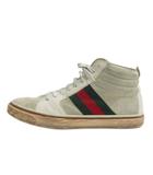 グッチ GUCCI シェリーライン GG柄 ハイカット スニーカー 42 ■GY62
