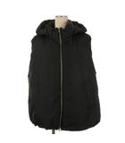 ミラオーウェン Mila Owen フード パテッドフレンチ ダウン ベスト ブラック 260407E