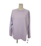 ダブルスタンダードクロージング ダブスタ DOUBLE STANDARD CLOTHING ESSENTIAL 25AW ハイゲージ バック ナンバー ロン Tシャツ F パープル 2508-010-261