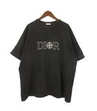 ディオール Dior ストーンアイランド STONE ISLAND ロゴ Tシャツ 半袖 XL ブラック 493J638B0554 ☆AA★