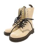 ドクターマーチン DR.MARTENS ショートブーツ レースアップ エナメル US4 黄 イエロー 1490MJ /FF ■GY62