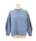プラステ PLST ウール ニット 長袖 セーター ライトブルー M 260409E