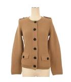 バーバリー ロンドン BURBERRY LONDON カーディガン ニット 長袖 ウール 1 ブラウン 260409E