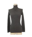 バーバリー ロンドン BURBERRY LONDON ニット ハイネック 長袖 シルク カシミヤ混 1 グレー 260409E