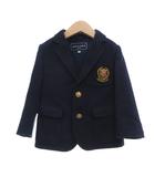 ファミリア Familiar BOY'S CLUB テーラードジャケット ブレザー エンブレムワッペン 男の子 105 紺 ネイビー /UO ■GY74