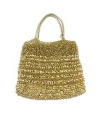 アンテプリマ ANTEPRIMA ワイヤー ハンドバッグ ビーズ ゴールドカラー ■GY74 ☆AA★