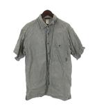 パタゴニア Patagonia 総柄 シャツ 半袖 アウトドアウェア グレー M 260421E