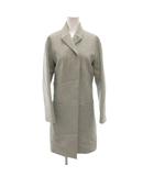 ジルサンダー JIL SANDER ウール チェスターコート ひざ丈 ライトグレー /FF ■GY74