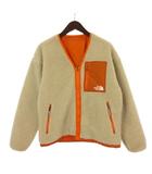 ザノースフェイス THE NORTH FACE リバーシブル ボア ジャケット XS ベージュ オレンジ NP72334 ■GY74