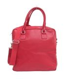 ムータ muta ショルダー バッグ ハンド 2WAY レザー レッド ■GY74