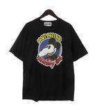 モスキーノ MOSCHINO Tシャツ カットソー 半袖 ブラック M