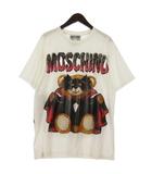 モスキーノ MOSCHINO ベアプリント Tシャツ カットソー 半袖 ホワイト S