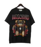 モスキーノ MOSCHINO ベアプリント Tシャツ カットソー 半袖 ブラック M