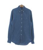シャンブレーシャツ 長袖  ブルー SP