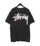ステューシー STUSSY ロゴバックプリント Tシャツ 半袖 ブラック XXL ☆AA★