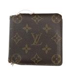 ルイヴィトン LOUIS VUITTON モノグラム ポルトビエカルトクレディ 二つ折り財布 ブラウン M61665