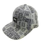 ステューシー STUSSY キャップ 総柄 ブルー ■GY28 ☆AA★