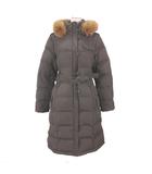 エーグル AIGLE ダウンコート ファー カーキ 42