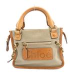 クロエ CHLOE ハーレー ロゴ ハンドバッグ ベージュ