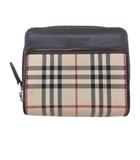 バーバリー BURBERRY ノバチェック 二つ折り財布 ブラウン　