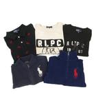 ポロ バイ ラルフローレン Polo by Ralph Lauren 半袖Tシャツ ポロシャツ ニットジャケット 5点セット まとめ 5 110 120 紺 ネイビー 白 ホワイト  赤 レッド /OB