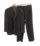 ジバンシィ GIVENCHY スーツ セットアップ ジャケット パンツ シングル ウール 46 グレー /FF ■GY09