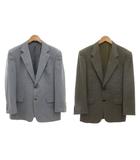 バルマン BALMAIN ダックス DAKS 2点 おまとめ テーラードジャケット AB5 ライトブルー グレー シングル 総裏地 /JI ■GY09