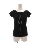 Tシャツ カットソー 半袖 ロゴプリント T1 黒 ブラック /GV ■GY09