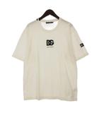 DGロゴ ワッペン Tシャツ 半袖 48 ホワイト 260831E