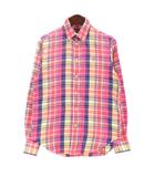ラルフローレン RALPH LAUREN シャツ 長袖 チェック マルチカラー S