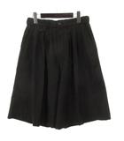 3タック ワイド ショート パンツ ブラック 261006E