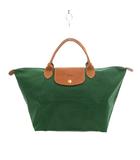 ロンシャン LONGCHAMP フランス製 ル プリアージュ ハンドバッグ ナイロン 緑 グリーン /NU ■GY09