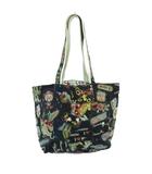 ヒステリックグラマー ミニ HYSTERIC GLAMOUR MINI リバーシブル パッチワーク トートバッグ 総柄 ブラック系 ■GY09