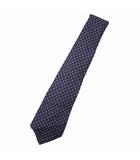 ダンヒル dunhill シルク ワイドタイ 小紋柄 ネクタイ NAVY(ネイビー)