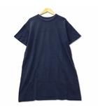 ユニクロ UNIQLO コットン クルーネックT ワンピース L ネイビー