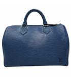ルイヴィトン LOUIS VUITTON M43005 エピ スピーディ30 ボストン ハンドバッグ トレド・ブルー