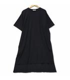 ショコラフィネローブ chocol raffine robe 薄手 プルオーバー ワンピース F ブラック