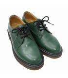 ドクターマーチン DR.MARTENS 1461PW レザー  3ホール シューズ 24.0cm GREENVERT(グリーンレイバー)