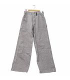 ユニバーサルオーバーオール UNIVERSAL OVERALL Cepo別注 ヒッコリー ジップフライ コットン ワークパンツ S NAVY ネイビー U812679CP