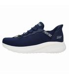スケッチャーズ SKECHERS スリップインズ:ボブス スポート スクワッド カオス スニーカー 26cm NAVY(ネイビー)