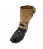 ウエスコ WESCO 90周年 ボス レザー エンジニアブーツ 8 1/2E(26.5cm) NAVY/BEIGE(ネイビー/ベージュ)