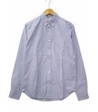 ギャップ GAP ボタンダウン 長袖 ピンストライプ シャツ S BLUE(ブルー) 春秋
